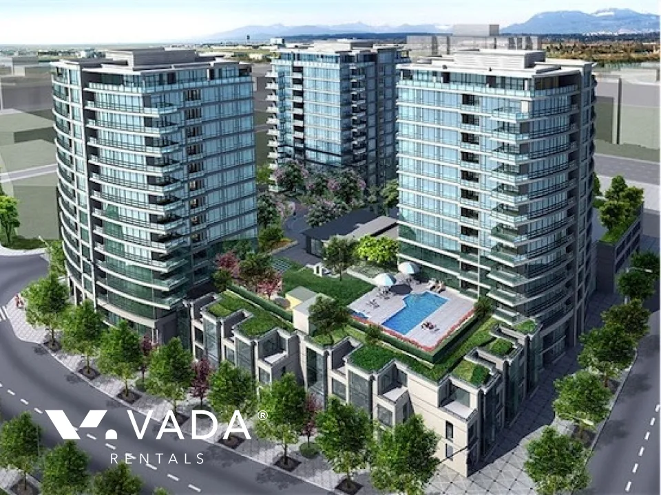 FLO in Brighouse - 2 Bedroom Apartment For Rent in Richmond at 1203 - 7360 Elmbridge Way, Richmond, BC