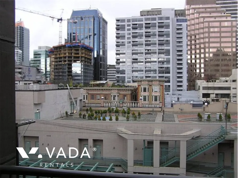 City View in Downtown - 1 Bedroom Apartment For Rent in Vancouver at 609 - 1045 Haro Street, Vancouver, BC