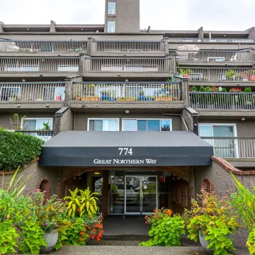 Pacific Terraces in Mount Pleasant East - 1 Bedroom Apartment For Rent in Vancouver 709 - 756 Great Northern Way, Vancouver, BC, V5T 1E4