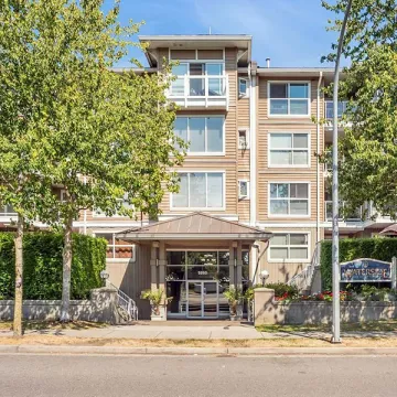 Waterside in Riverdale - 1 Bedroom Apartment For Rent in Richmond 446 - 5880 Dover Crescent, Richmond, BC, V7C 5P5