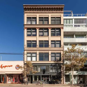 The Paris Block in Gastown - 1 Bedroom Loft For Rent in Vancouver 406 - 53 West Hastings Street, Vancouver, BC, V6B 1G4