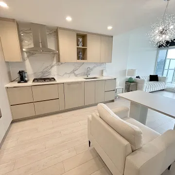 Concord Brentwood Hillside East in Brentwood - Furnished 1 Bedroom Apartment For Rent in Burnaby 601 - 4890  Lougheed Highway, Burnaby, BC, V5C 0N2