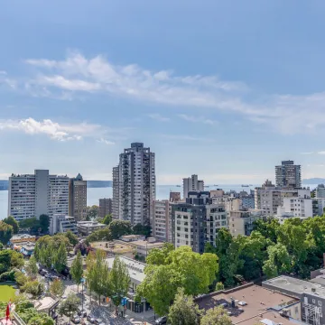 Barclay House in The West End - Ocean View 2 Bedroom Penthouse For Rent 1604 - 1770 Barclay Street, Vancouver, BC, V6G 1K5