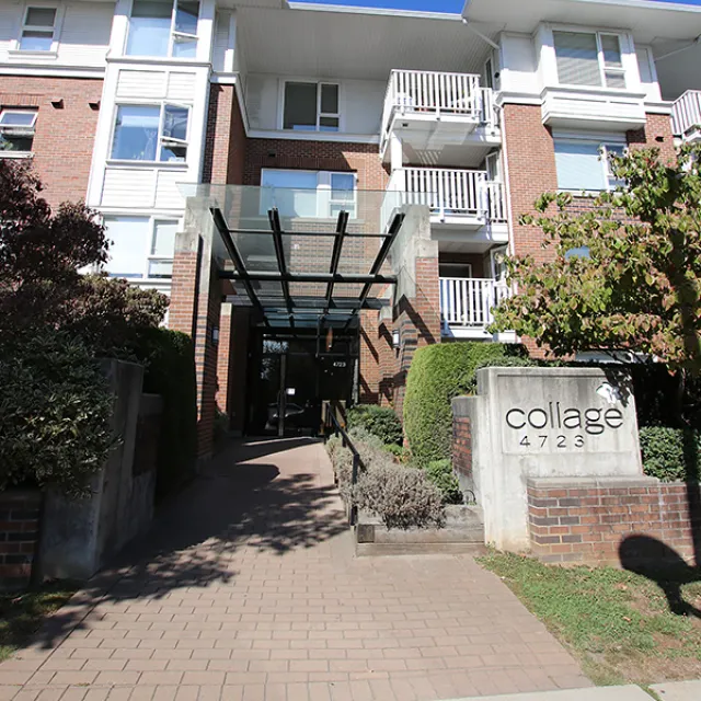 Collage in Brentwood - 2 Bedroom Apartment For Rent in Burnaby 112 - 4723 Dawson Street, Burnaby, BC