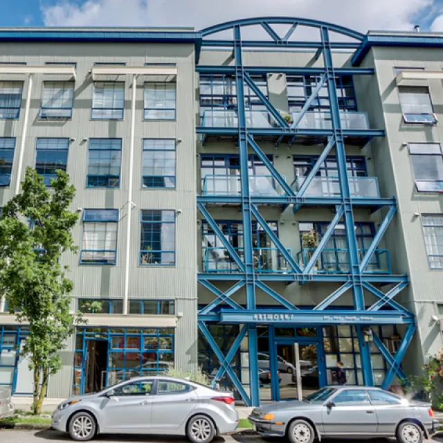Artworks in Mount Pleasant East - Furnished 1 Bedroom Loft For Rent in Vancouver 116 - 237 East 4th Avenue, Vancouver, BC