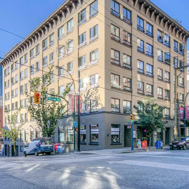 Murchies Building in Yaletown - Furnished 1 Bedroom Apartment For Rent in Vancouver 209 - 1216 Homer Street, Vancouver, BC