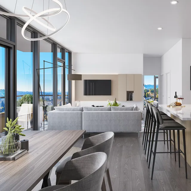 Loma in Maillardville - 1 Bedroom Apartment For Rent in Coquitlam 1610 - 901 Lougheed Highway, Coquitlam, BC