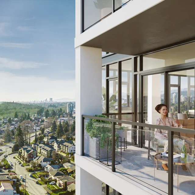 Loma in Maillardville - 1 Bedroom Apartment For Rent in Coquitlam 1610 - 901 Lougheed Highway, Coquitlam, BC