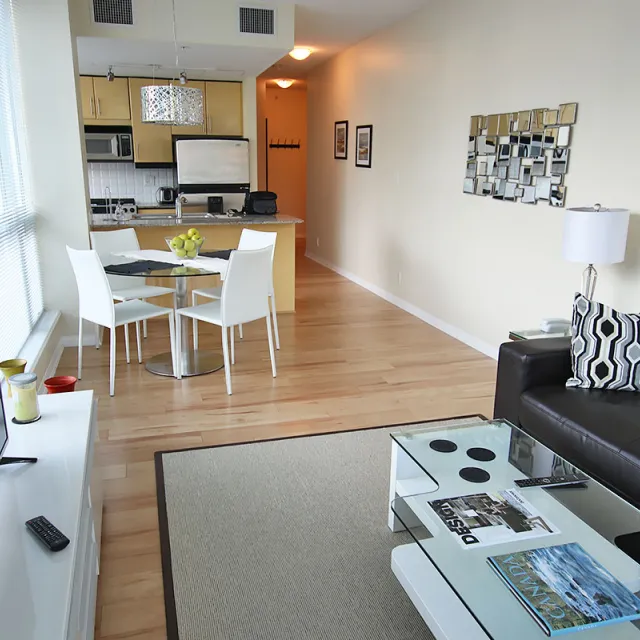 Premier at the Pier in Lower Lonsdale - Furnished 1 Bedroom Apartment For Rent in North Vancouver 407 - 138 East Esplanade, North Vancouver, BC