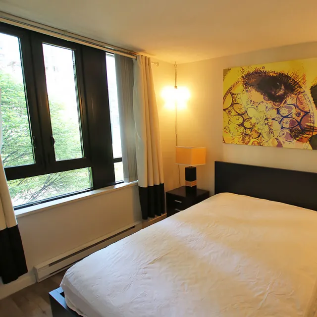 Yaletown Park in Yaletown - Furnished 1 Bedroom Apartment For Rent in Vancouver 307 - 928 Homer Street, Vancouver, BC