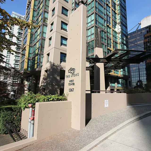 Lions in Downtown - 1 Bedroom Apartment For Rent in Vancouver 607 - 1367 Alberni Street, Vancouver, BC