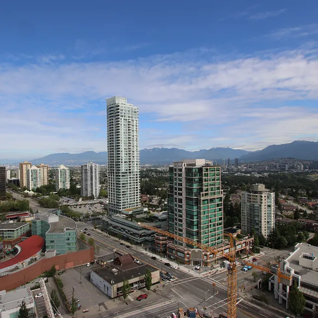 Station Square in Metrotown - 2 Bedroom Apartment For Rent in Burnaby 2708 - 4670 Assembly Way, Burnaby, BC