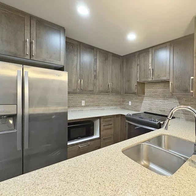 Orchid Riverside in Central POCO - 1 Bedroom Apartment For Rent in Port Coquitlam at 411 - 2495 Wilson Avenue, Port Coquitlam, BC, V3C 0E4