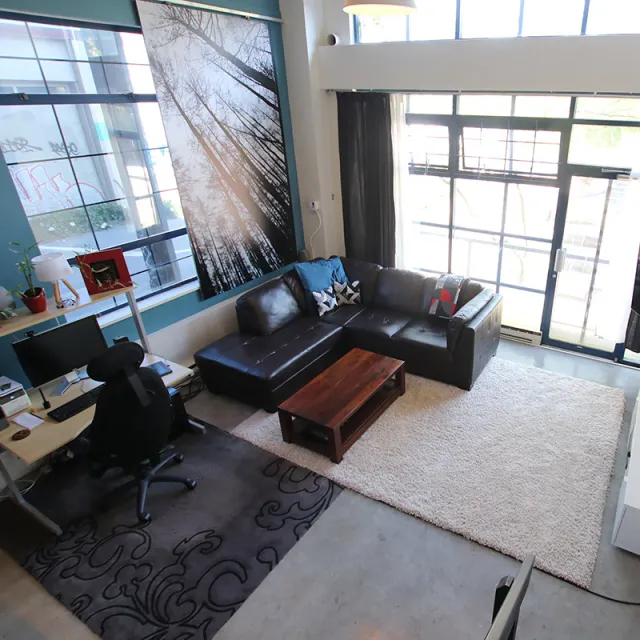 Artworks in Mount Pleasant East - Furnished 1 Bedroom Loft For Rent in Vancouver 116 - 237 East 4th Avenue, Vancouver, BC