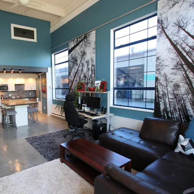 Artworks in Mount Pleasant East - Furnished 1 Bedroom Loft For Rent in Vancouver 116 - 237 East 4th Avenue, Vancouver, BC
