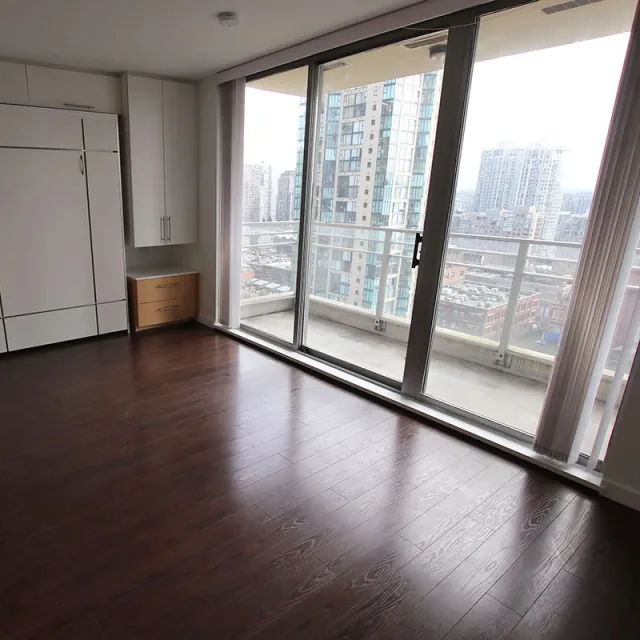 Eden in Downtown - 0 Bedroom Apartment For Rent in Vancouver 1705 - 1225 Richards Street, Vancouver, BC