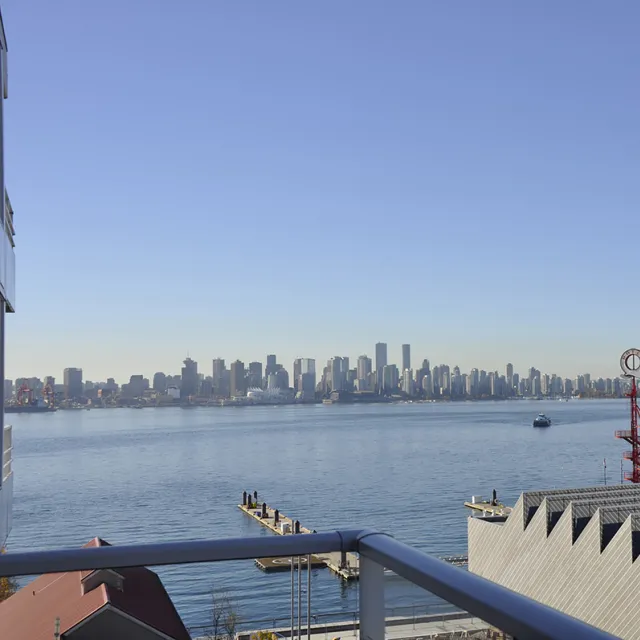 Pinnacle Residences at The Pier in Lower Lonsdale - 1 Bedroom Apartment For Rent in North Vancouver 603 - 133 East Esplanade, North Vancouver, BC
