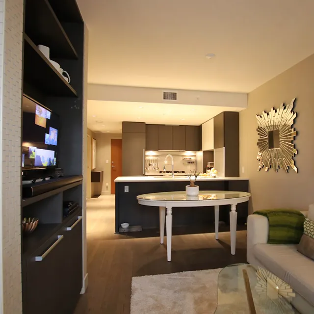 James in Olympic Village - Furnished 1 Bedroom Apartment For Rent in Vancouver 1211 - 288 West 1st Avenue, Vancouver, BC