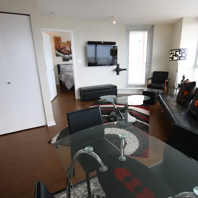 Espana in Downtown - Furnished 2 Bedroom Apartment For Rent in Vancouver 3201 - 689 Abbott Street, Vancouver, BC