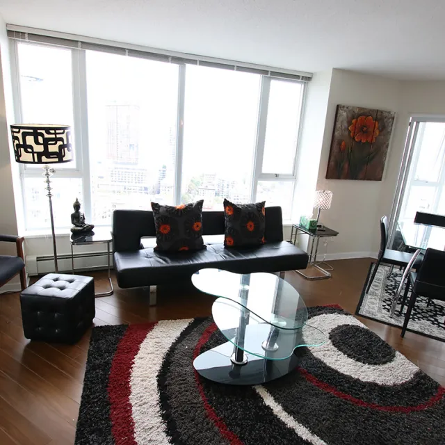 Espana in Downtown - Furnished 2 Bedroom Apartment For Rent in Vancouver 3201 - 689 Abbott Street, Vancouver, BC