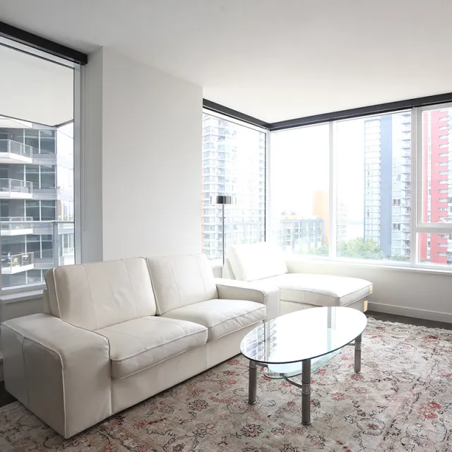 One Pacific in Yaletown - Furnished 2 Bedroom Apartment For Rent in Vancouver 708 - 68 Smithe Street, Vancouver, BC