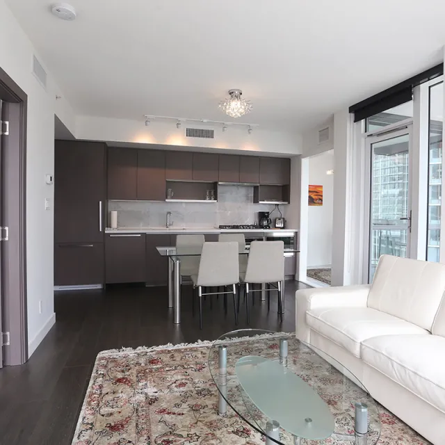 One Pacific in Yaletown - Furnished 2 Bedroom Apartment For Rent in Vancouver 708 - 68 Smithe Street, Vancouver, BC