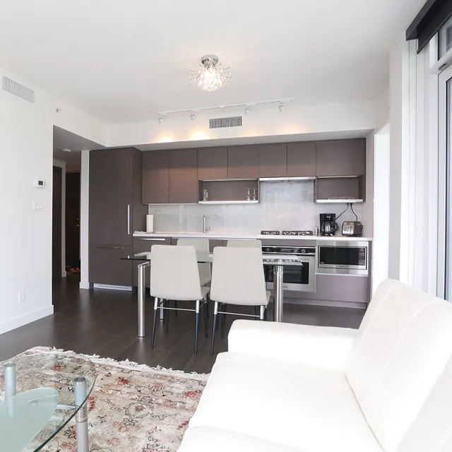 One Pacific in Yaletown - Furnished 2 Bedroom Apartment For Rent in Vancouver 708 - 68 Smithe Street, Vancouver, BC