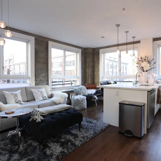 Murchies Building in Yaletown - Furnished 1 Bedroom Apartment For Rent in Vancouver 209 - 1216 Homer Street, Vancouver, BC