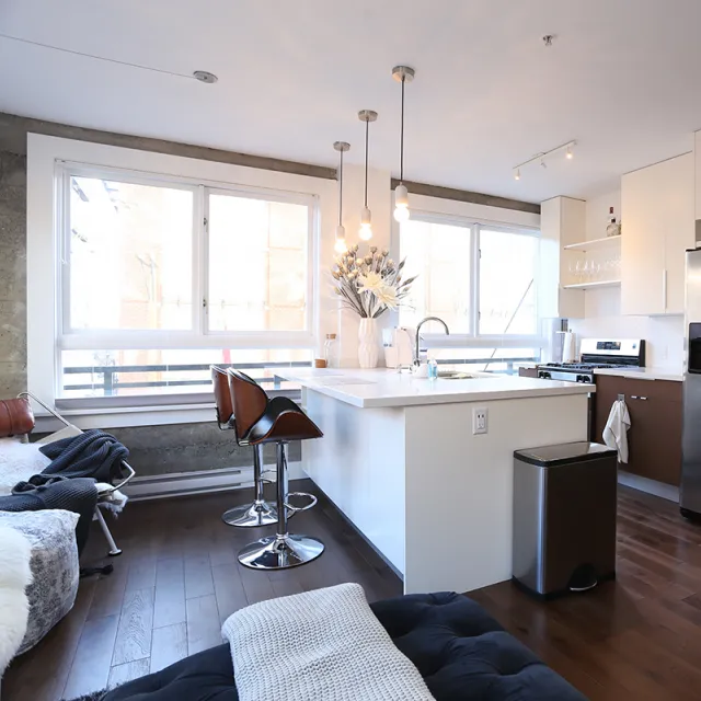 Murchies Building in Yaletown - Furnished 1 Bedroom Apartment For Rent in Vancouver 209 - 1216 Homer Street, Vancouver, BC