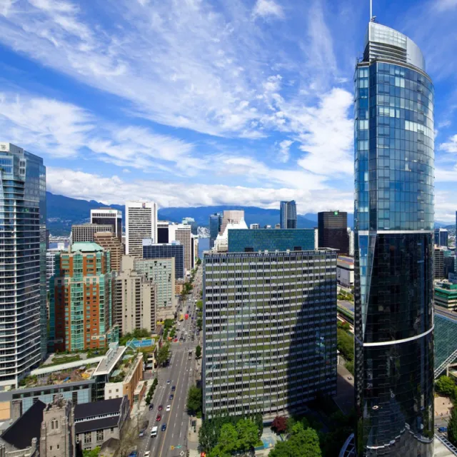 One Wall Centre in Downtown - 2 Bedroom Apartment For Rent in Vancouver 4101 - 938 Nelson Street, Vancouver, BC