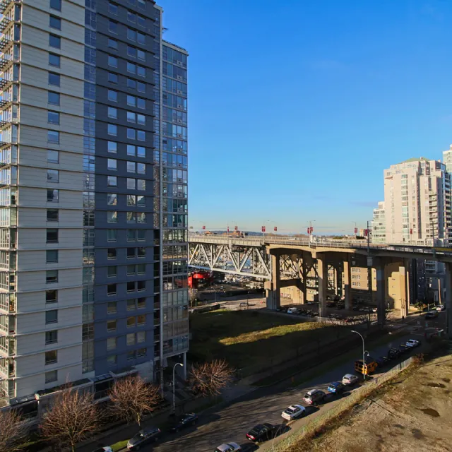 Park West 2 in Yaletown - Furnished 1 Bedroom Apartment For Rent in Vancouver 1101 - 583 Beach Crescent, Vancouver, BC
