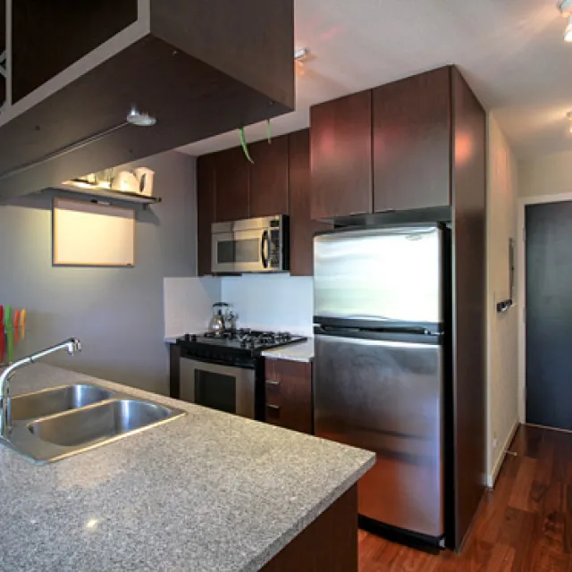 Miro in Yaletown - Furnished 1 Bedroom Apartment For Rent in Vancouver 701 - 1001 Richards Street, Vancouver, BC