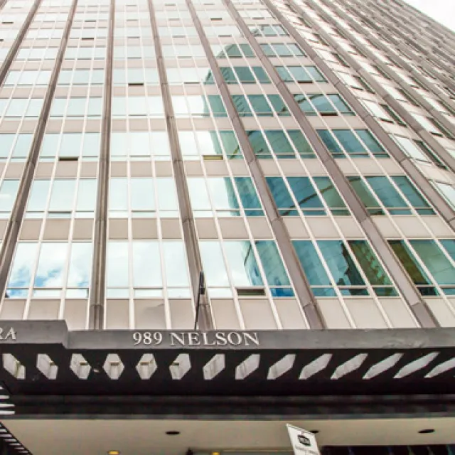 Electra in Downtown - Furnished 1 Bedroom Apartment For Rent in Vancouver 408 - 989 Nelson Street, Vancouver, BC