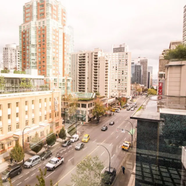 Electra in Downtown - Furnished 1 Bedroom Apartment For Rent in Vancouver 408 - 989 Nelson Street, Vancouver, BC