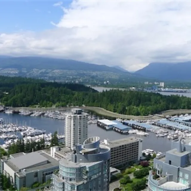 West Pender Place in Coal Harbour - 2 Bedroom Apartment For Rent in Vancouver 3401 - 1499 West Pender Street, Vancouver, BC