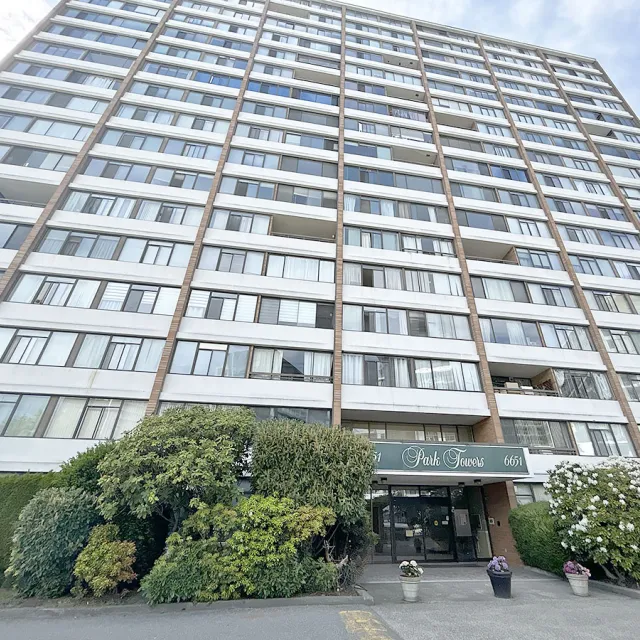 Regency Park Towers in Brighouse - 1 Bedroom Apartment For Rent in Richmond 606 - 6651 Minoru Boulevard, Richmond, BC, V6Y 1Z2