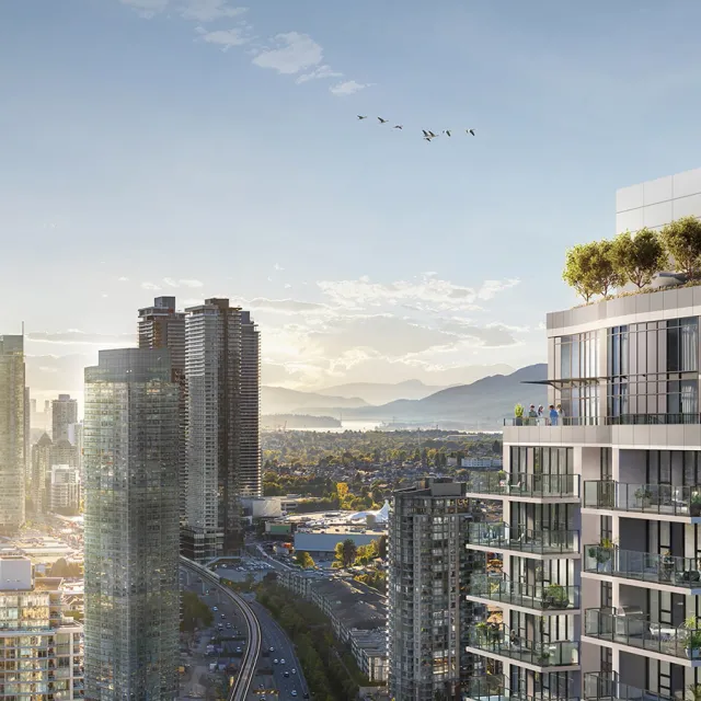 Slate in Brentwood - 1 Bedroom Apartment For Rent in Burnaby 4001 - 2135 Springer Avenue, Burnaby, BC, V5B 2Z6