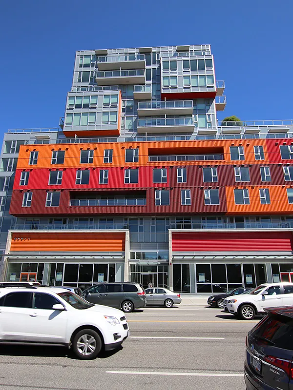Building - The Heatley @ Strathcona Village in Vancouver, BC at 955 East Hastings Street