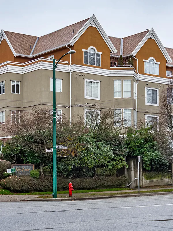 Building - 8th Avenue Terrace Apartments in Vancouver, BC at 2505 East Broadway
